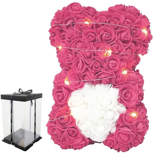Medvedek iz vrtnic LOVEBEAR - roza