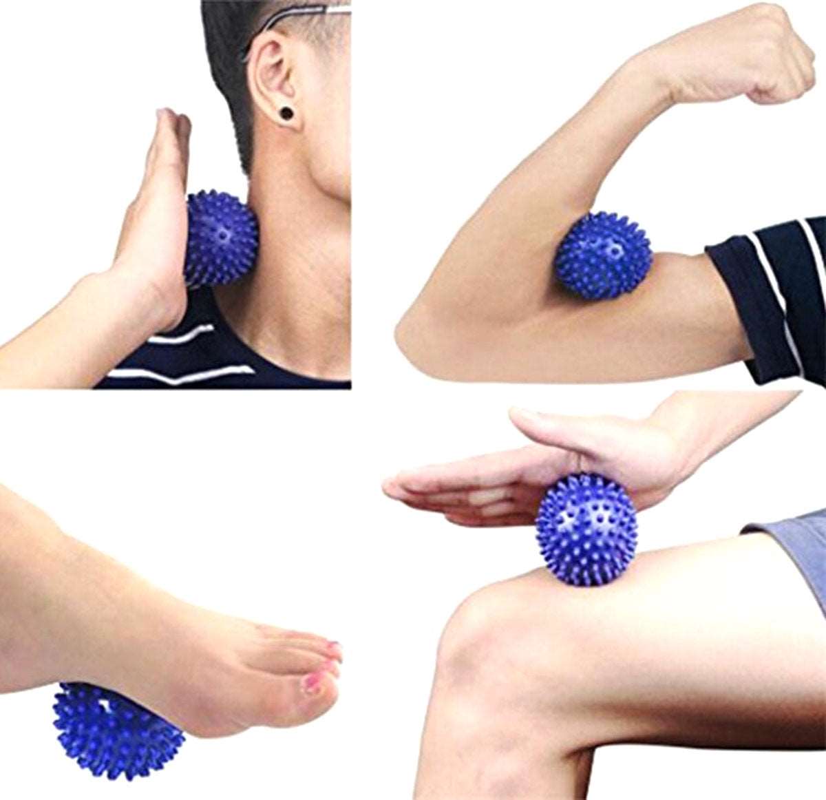 Žoga za masažo - modra