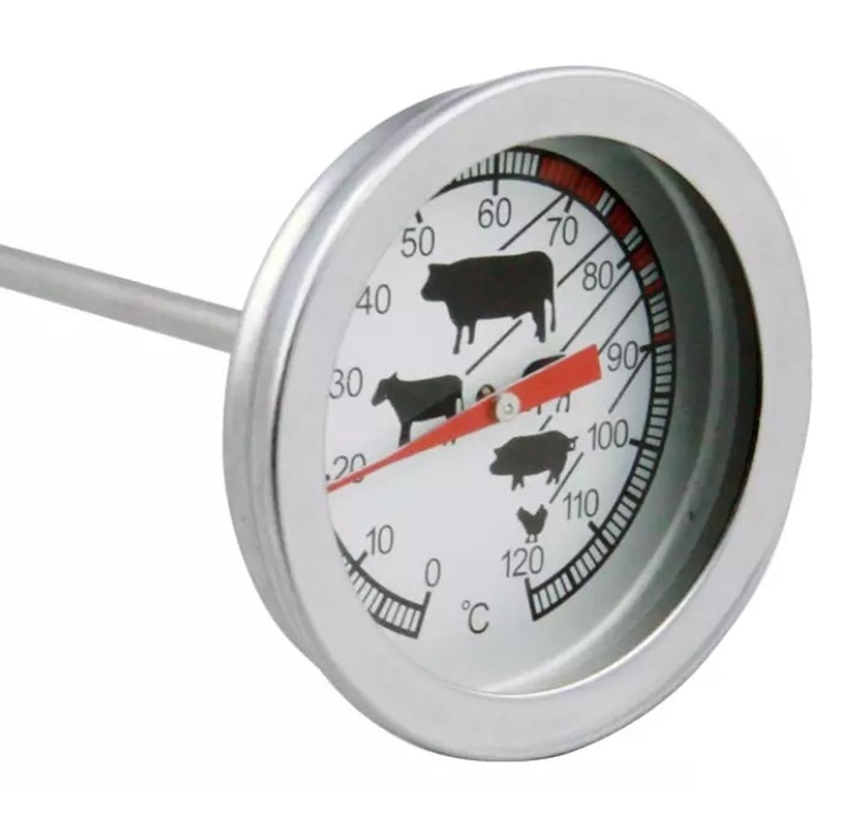 Jeklen kuhinjski termometer